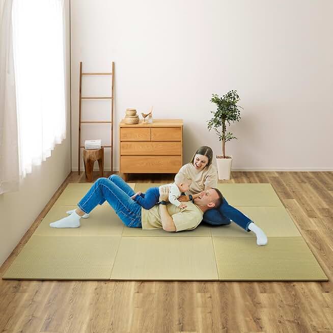 Japanese Tatami Mat, 100% Rush Grass Tatami Mat, 96