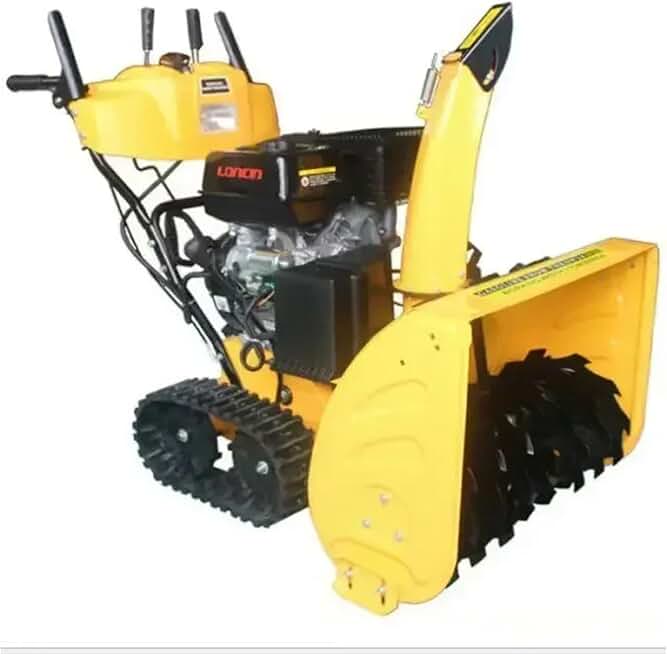 Clean Snow Machine Gasoline Snow Sweeper Walking Type 15hp Power Snowplow