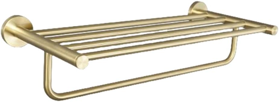 Wall Mounted Towel Bar Brushed Gold Stainless Steel Round Toilet Paper Holder Bathrobe Towel Hook Bathroom Accessory Kit,towel rack