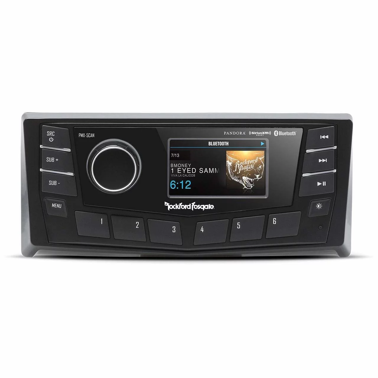 Rockford Fosgate PMX-5CAN Punch Marine AM/FM/WB Digital Media Receiver 2.7