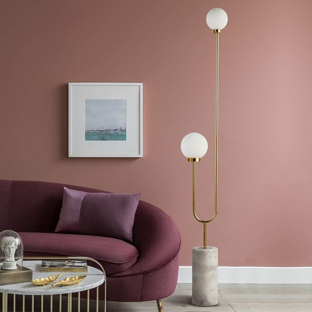 Modern Floor Lamp, Modern Standing Lamp, Energy Saving LED Bulbs, with Adjustable Reading Light, Warm White, LED Floor Lamps for Living Room, Bedroom, Office, Working, Reading Decor