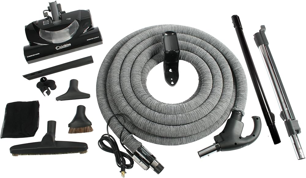 Cen-Tec Systems 92927 Central Vacuum Power Nozzle Kit, Black