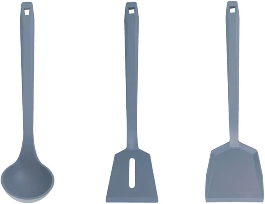 Spatula Shovel Kitchen Silicone Cooking Cake Baking Non-stick Cookware Utensils Kitchen Tool(E)