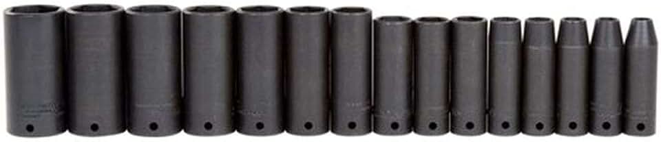 Stanley J74117 15 Piece 6 Point 1/2