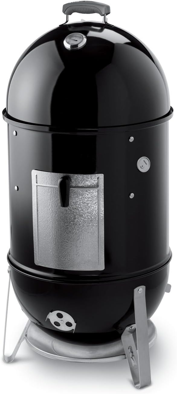 Weber 18-inch Smokey Mountain Cooker, Charcoal Smoker,Black