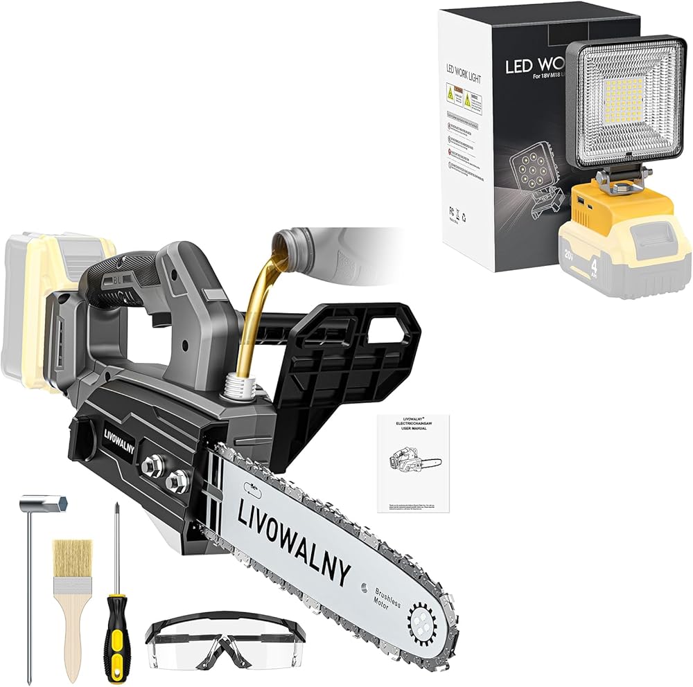 Cordless Chainsaw for Dewalt 20v Battery：12