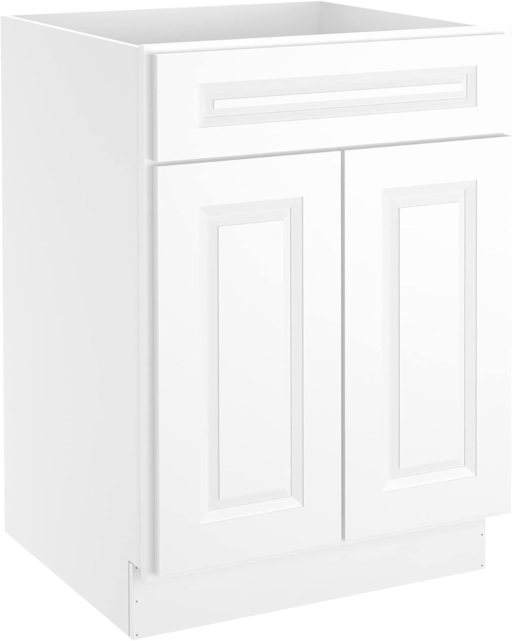 LOVMOR Kitchen Base Cabinets, Sideboard Storage Cabinet, Entryway Cabinet with 1-Drawer & Adjustable Shelf, 24