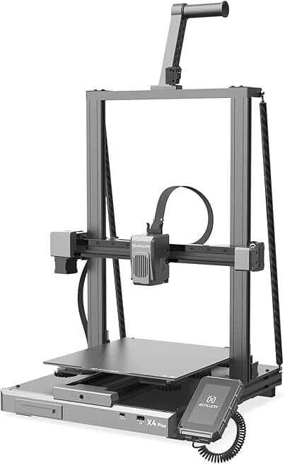 Artillery Sidewinder X4 Plus 3D Printer Latest Model 500 mm/sec High Speed Printing WiFi Link Computer or Phone XY Axis Linear Guides 11.8x11.8x15.7 inches Large Print Size