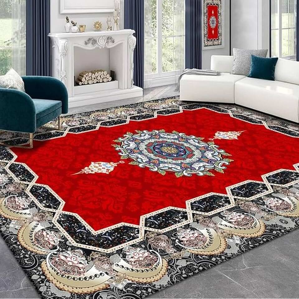 Luxury Style Carpet for Living Room Big Size Soft Rugs Bedroom Decoration Comfortable Coffee Tables Mat Washable,4,140X200cm 55X78.7in