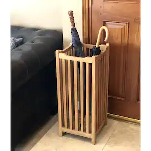 D-Art Collection Teak Umbrella Stand