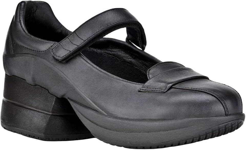 Z-CoiL Mary Jane Women's Sofia Shoe - Orthopedic Footwear for Women - Orthotic Casual Leather Sofia Flats for Pain Relief, Foot Support, and Comfort - Enclosed Coil