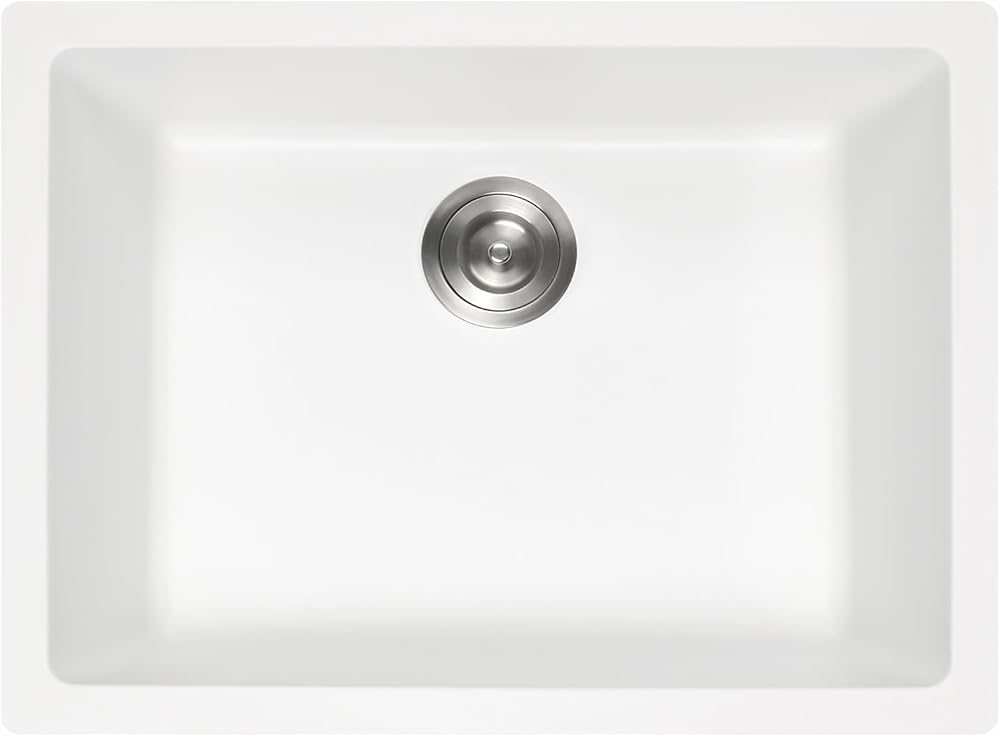 White Undermount Kitchen Sink 24