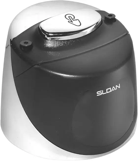 Sloan EBV-142-A Single Flush Cover Assembly - For use with Sloan G2 & ECOS Sensor Water Closet Flushometers - Includes Cover, Push-Button, Screws and Lens - Original OEM Parts, 0325168