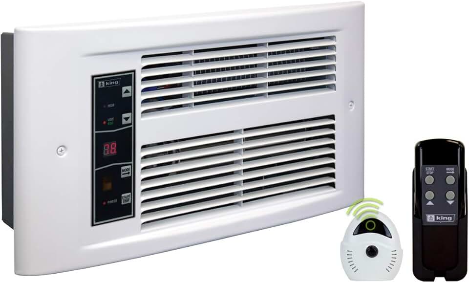 KING PX2417-ECO-WD-R PX ECO2S 2-Stage Electric Wall Heater, 1750W / 240V, White Dove