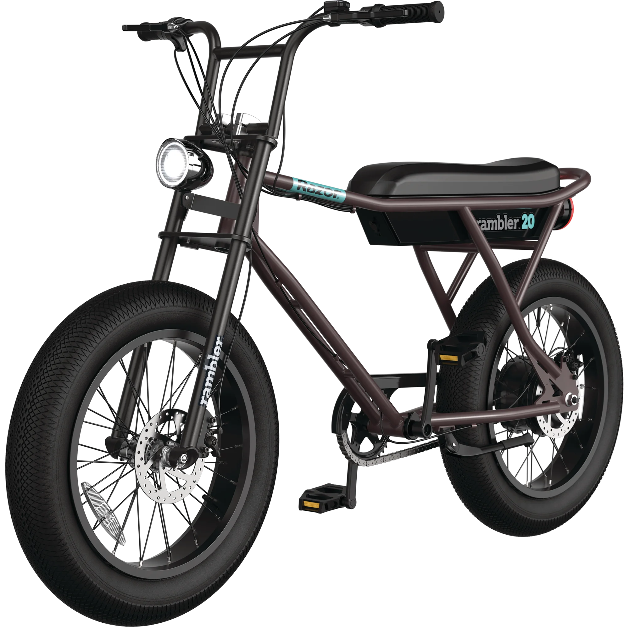Razor Rambler 20  Class 2 Retro Style 500W Adult Electric Bike, up to 19.9 mph & 16 Miles of Range