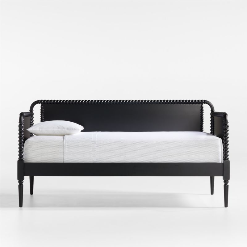 Jenny Lind Kids Black Wood Spindle Daybed