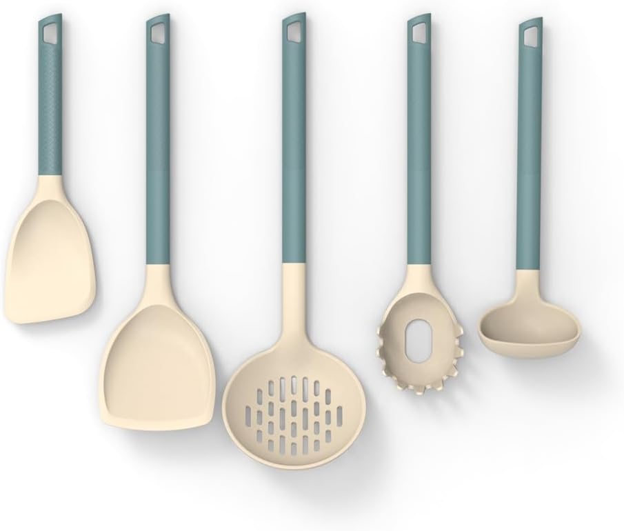 DFHBFG Kitchen Utensil Set Cooking Baking Kitchen Tools Shovel Spoon, 5 pieces