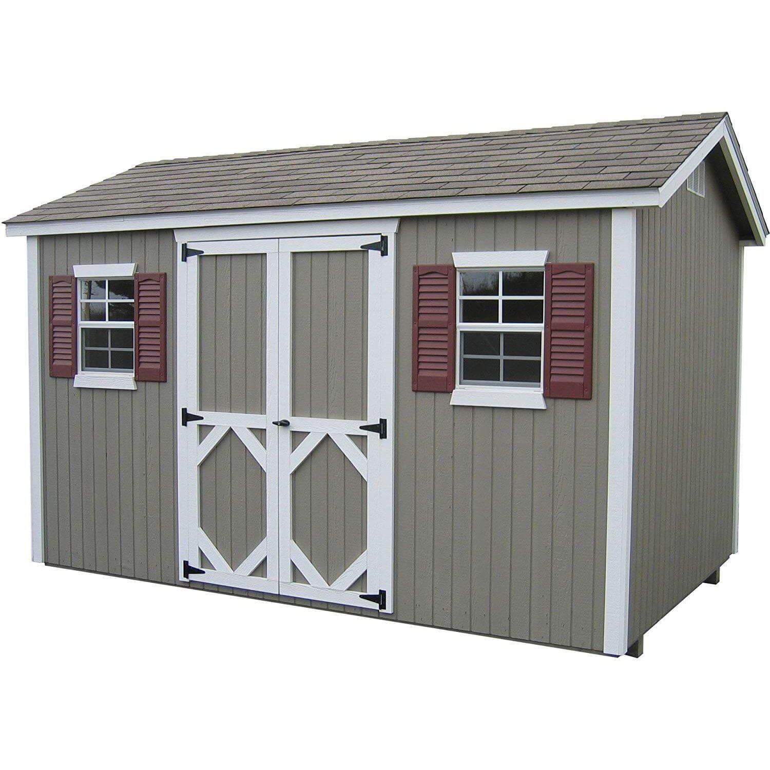 Little Cottage Company Workshop Value Shed w/ Floor Kit - All Sizes