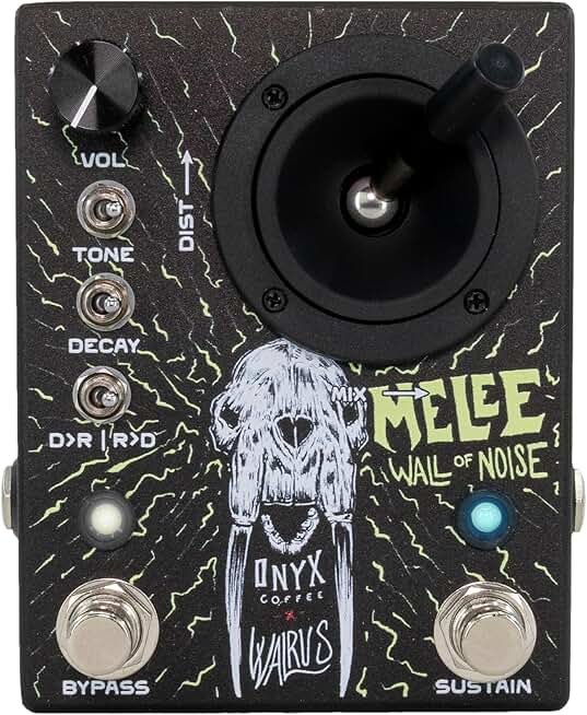 Walrus Audio Melee: Wall of Noise Distortion/Reverb Pedal - Onyx Coffee Limited Edition