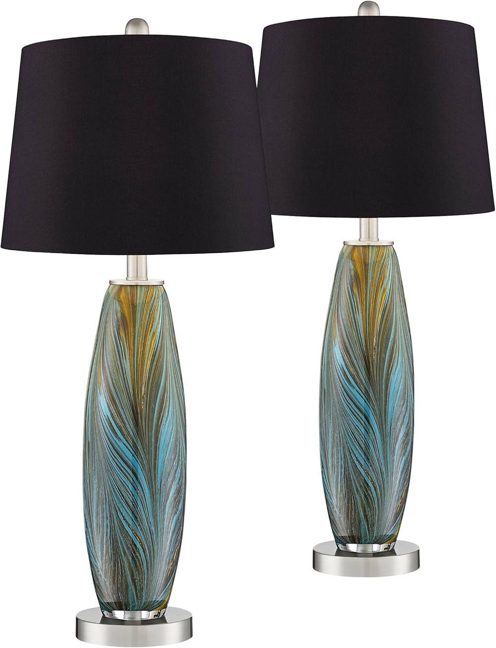 360 Lighting Azure Modern Table Lamps 26.75