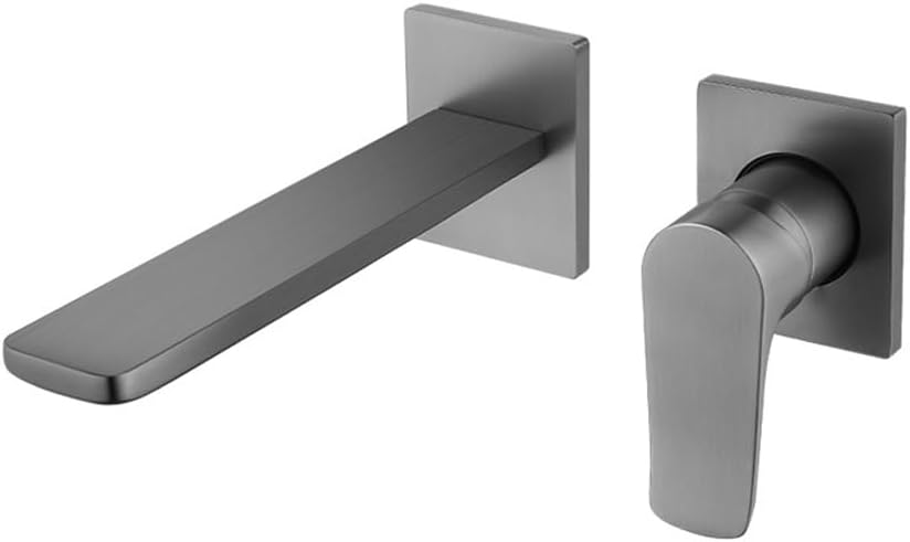 Basin Faucet Hotel Household Into The Wall Type Cold and Hot Basin Wash Basin Faucet