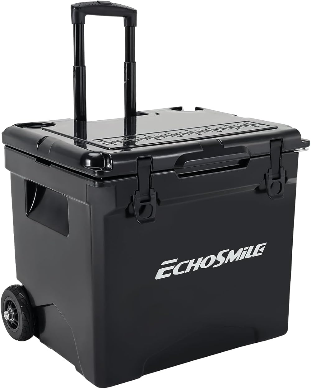 EchoSmile Insulated Portable Cooler 14-45 Qt, Rotomolded Cooler with Sealing Ring, 5 Days Ice Cooler, Lightweight Ice Chest Box, Hard Cooler for BBQ, Beach, Drink, Camping, Picnic