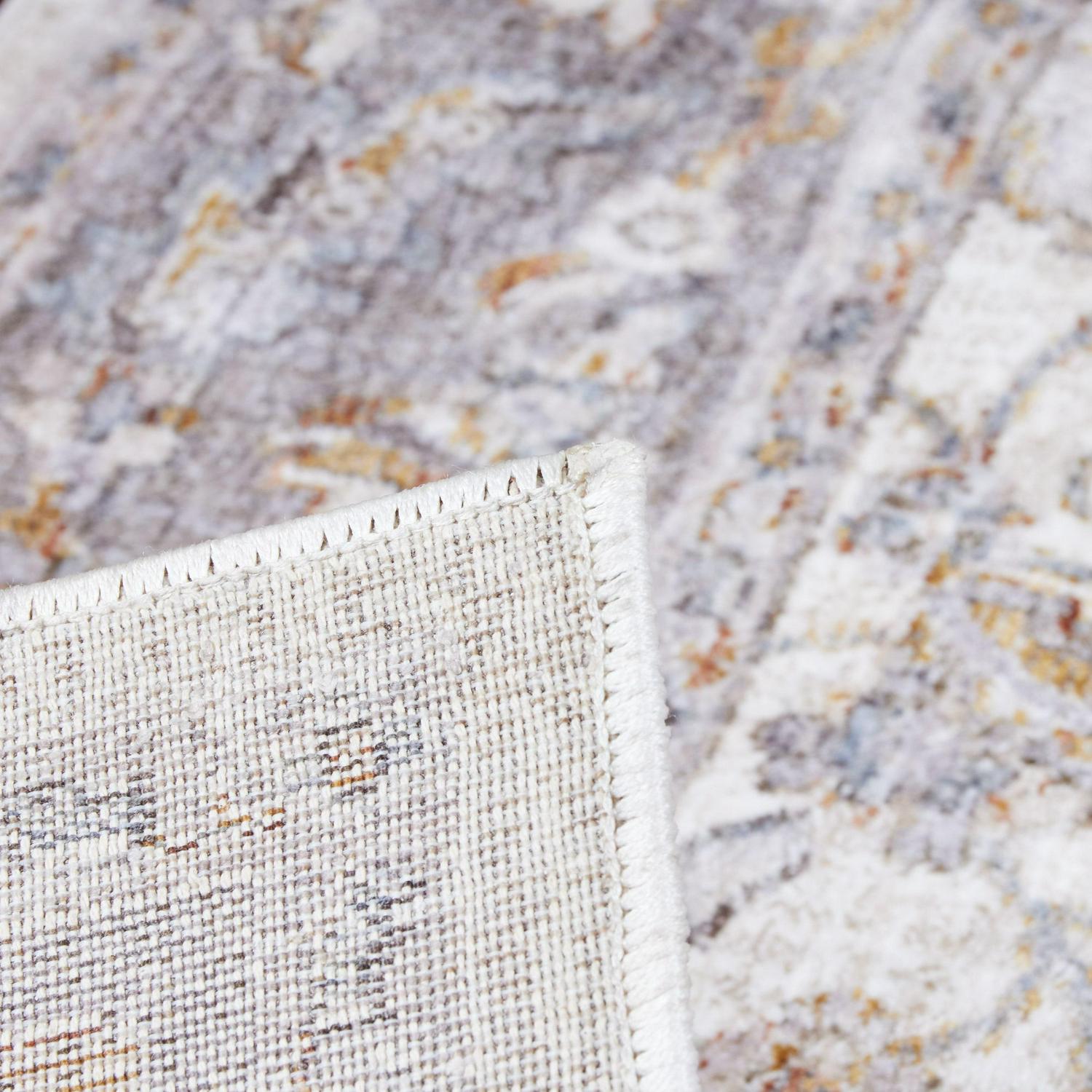 allen + roth Elizabeth Floral 8 X 10 (ft) Ivory Indoor Floral/Botanical Area Rug