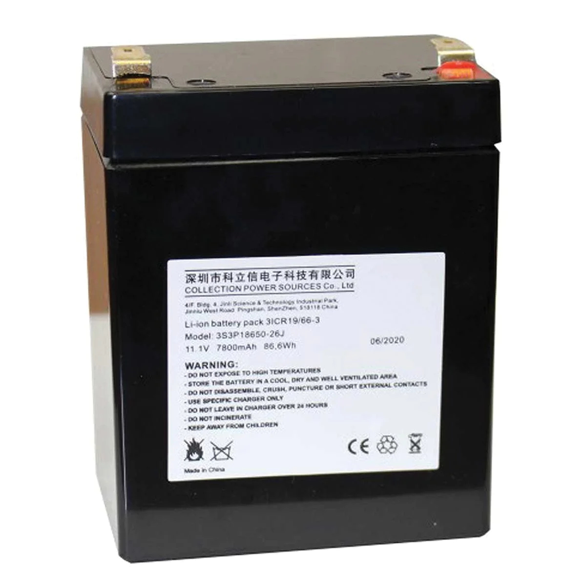 Solo 11V Li-Ion Battery for Models 416-LI 417-LI 0084185