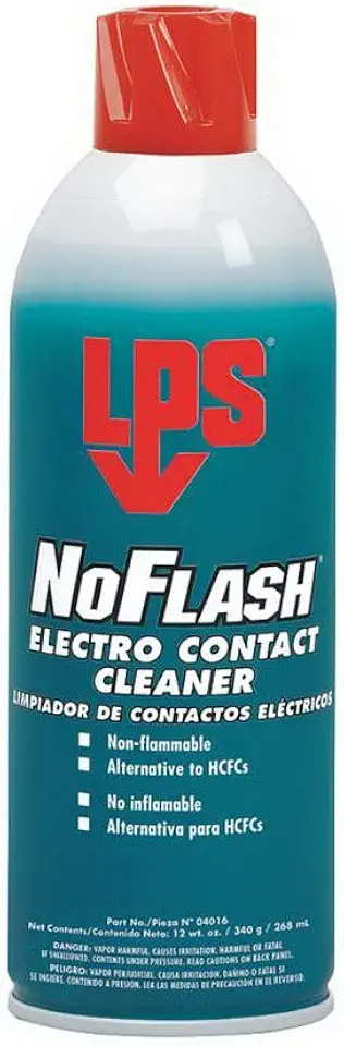 LPS 07416 NoFlash 2.0 Electro Contact Cleaner, 16 fl. oz. (Pack of 12)