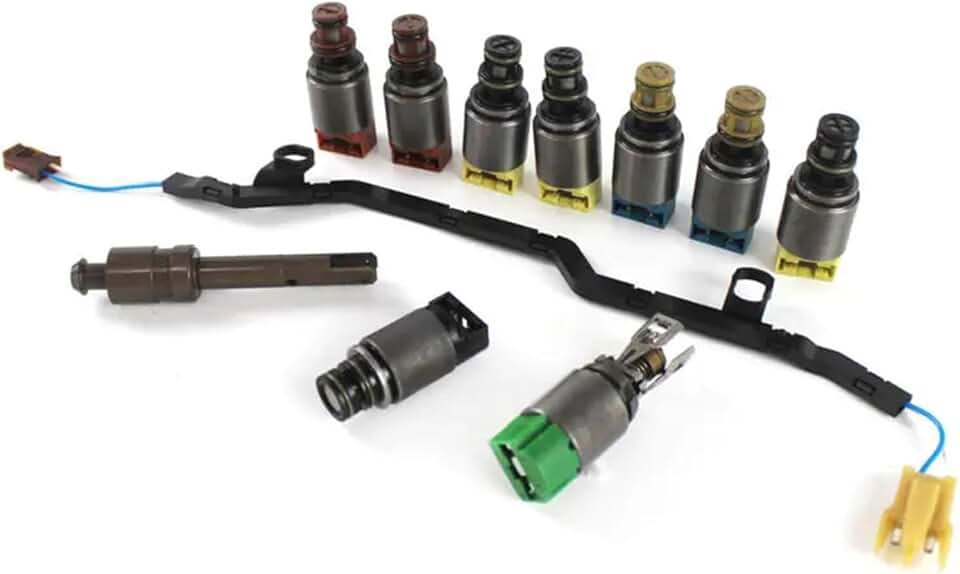 GrAles 1068 298 047 Transmission Valve Body Repair Solenoid Kit Compatible with BMW F10 F12 F01 F02 X5 X6