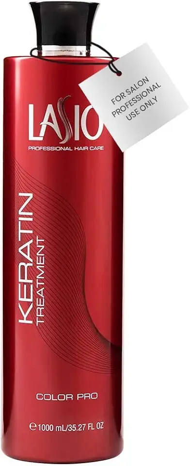 Lasio Keratin Treatment Color Pro, Fume Free, Infused with Borage Oil and Vitaplex, UV and Color Protectant, 35.27 Fl. Oz.