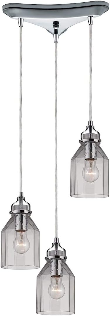 ELK Lighting 46019/3 Danica Collection 3 Light Chandelier, 10 x 10 x 10