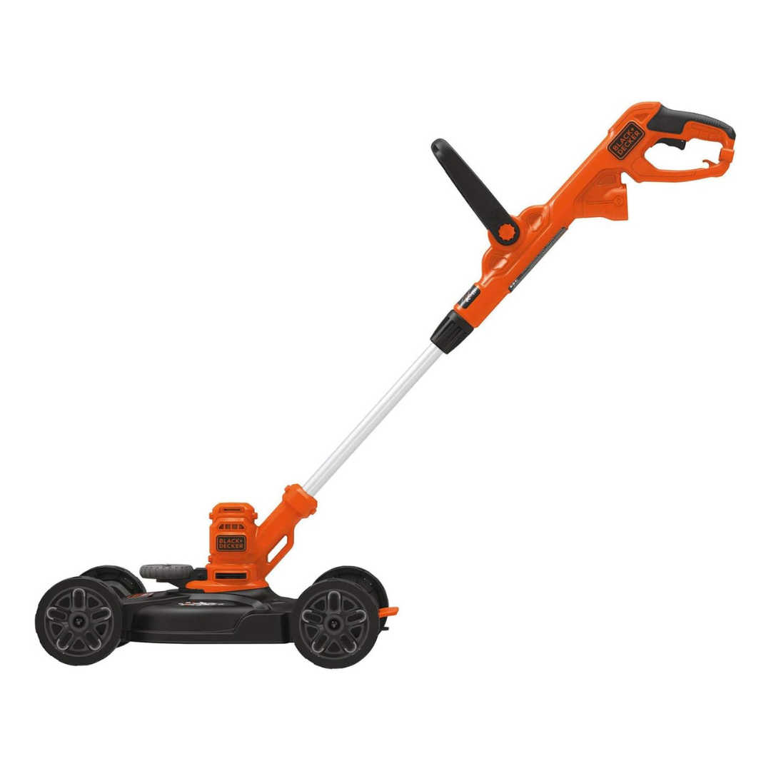 BLACK+DECKER Electric Lawn Mower, String Trimmer, Edger, 3-in-1, Corded (BESTA512CM)