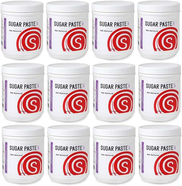 [SOFT] Sugaring NYC Wholesale Sugaring Paste Package of 12 Soft, 45oz Jars