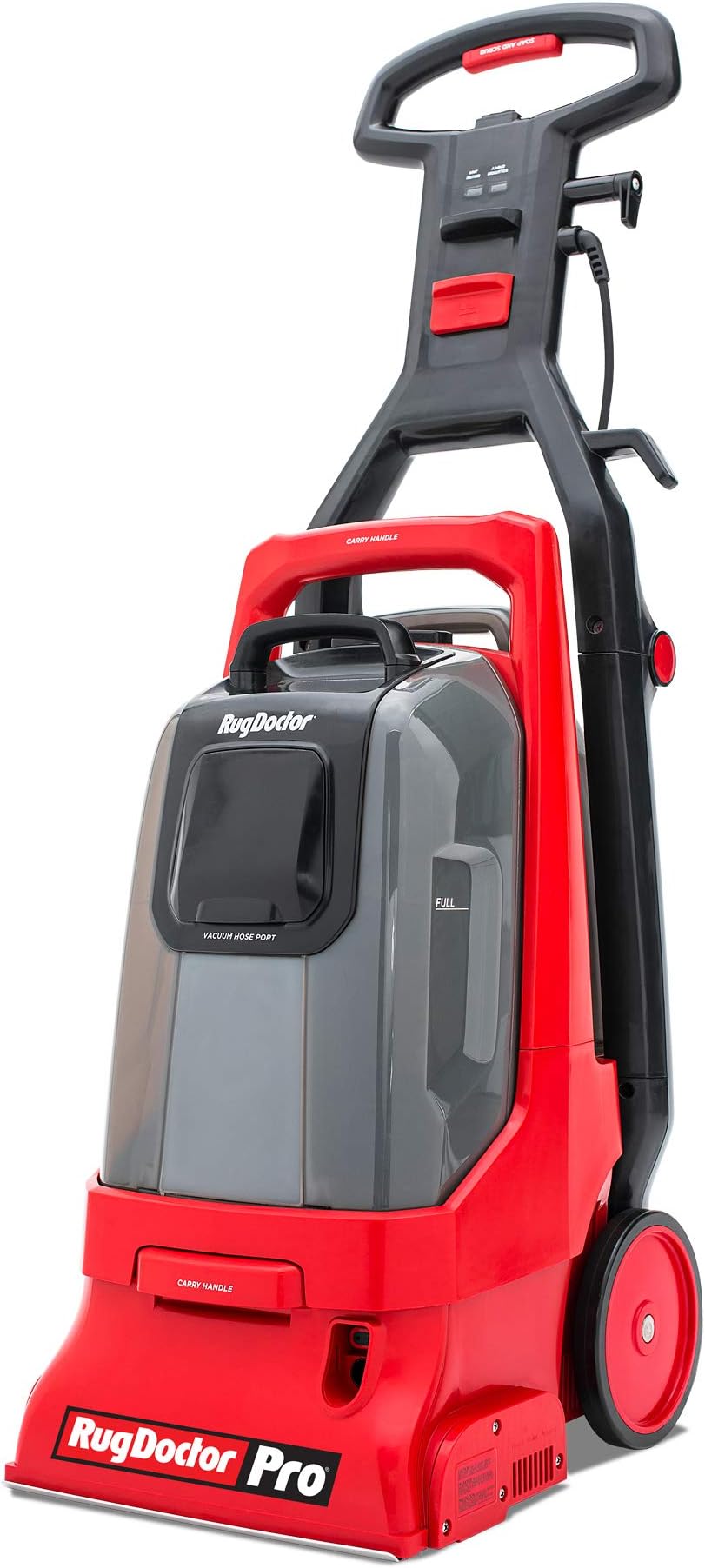 Rug Doctor Pro Deep Commercial Carpet Cleaning Machine with Motorized Upholstery Tool, Large Red Commercial Grade Carpet Cleaner, Includes 48 oz. of Oxy Cleaning Solution