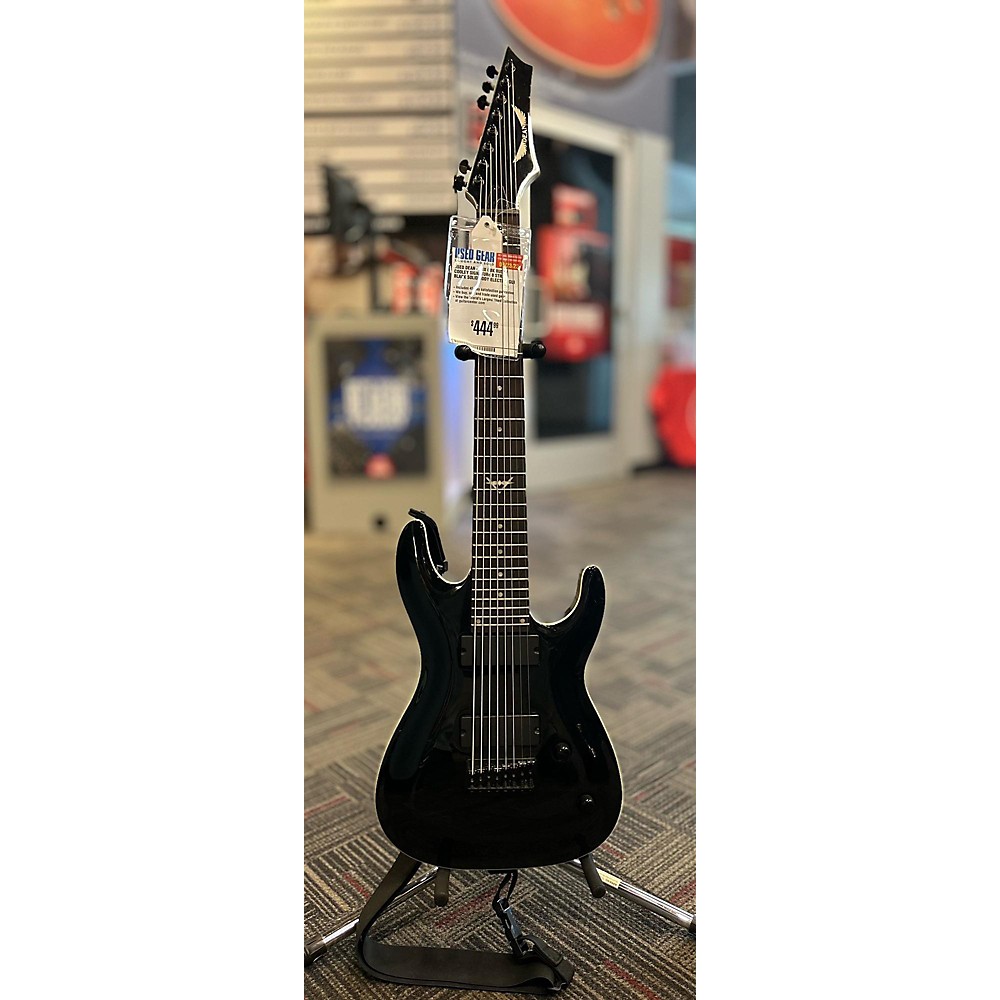 Used Dean RC8X CBK Rusty Cooley Signature 8 String Solid Body Electric Guitar