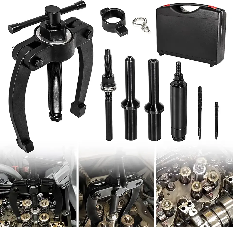 Compatible with Volvo Mack Truck Injector Nozzle/Cup/Sleeve/Tube Remover & Installer Tool Kit Work on D11 D12 D13 D16 FM12 MP7 MP8 MP10 Engine Replaces 9986174 88800387 88800196