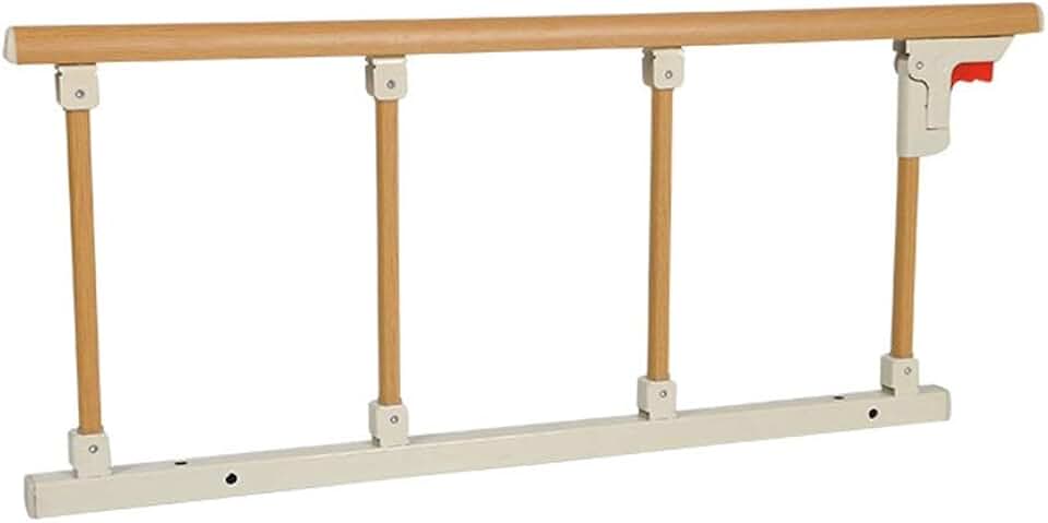 Bed Side Handrail Bed Guardrail Safety Foldable Bed Side Guard Rail for Elderly Adults Assist Handicap Railing Baffle Hospital Bumper Bar Safety Assisting Rails (Color : B, Size :