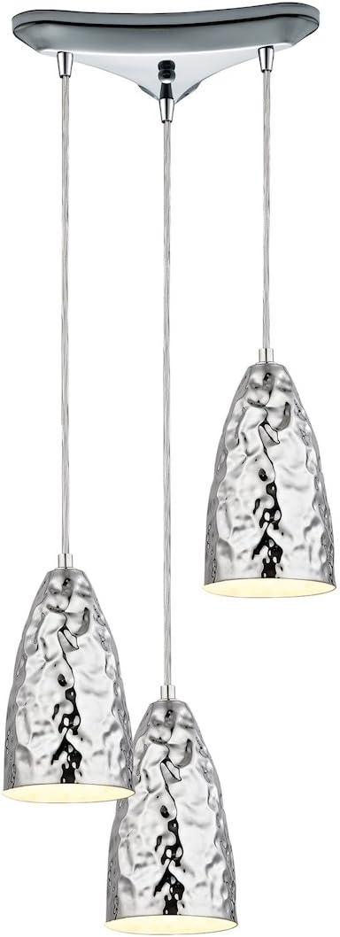 46210/3 Pendant Light, Polished Chrome