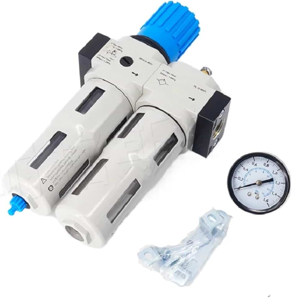 FRC-01 02 03 04-D-MINI/MIDI Air Filter Regulator Combination Oil-water Separator Filter Pressure Regulating Valve 1Pcs(RFC-06-MAXI)