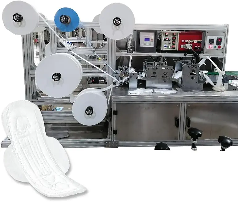 Sanitary Napkin Making Machinery, Menstrual Care Product Line, Sanitary Pad Packaging Machinery Automatic, Disposable Feminine Hygiene Making Machinery