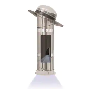 VELUX 10 in. Acrylic Dome Sun Tunnel Skylight with Rigid Tube, Low Profile Flashing and Solar Powered Night Light