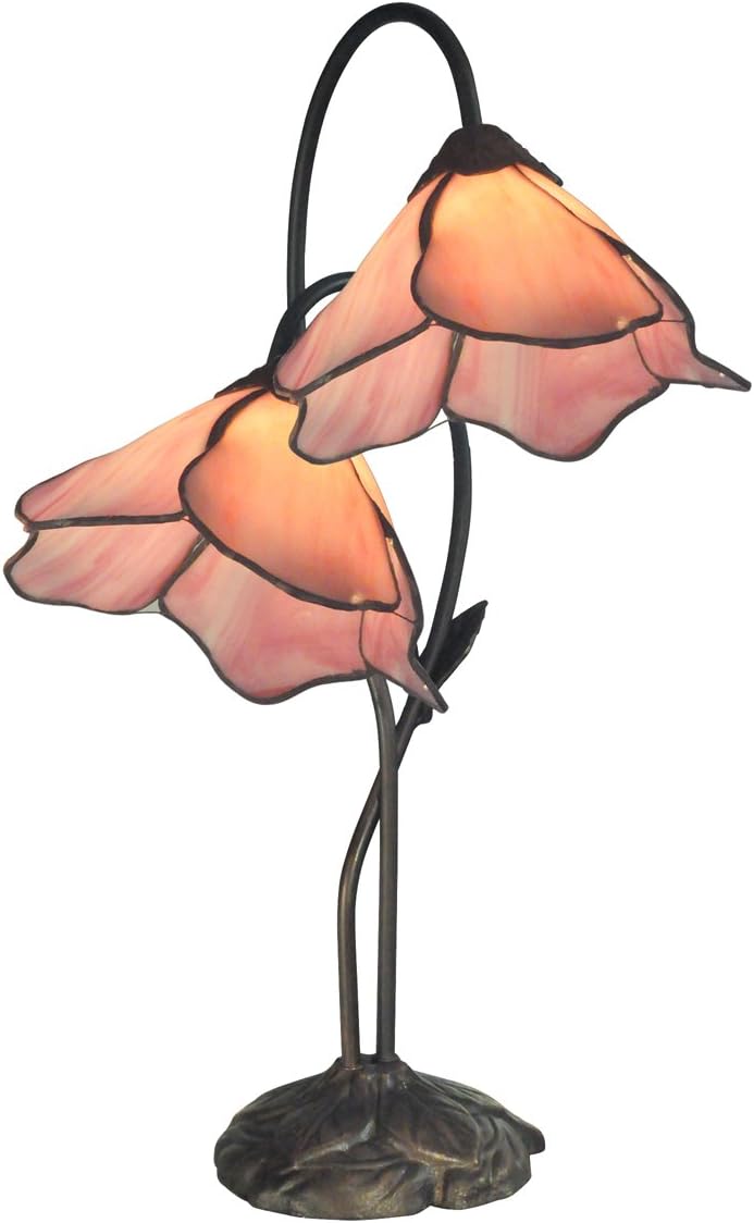 Dale Tiffany TT12146 Poelking Table Lamp, 21.00x12.00x12.00, Bronze