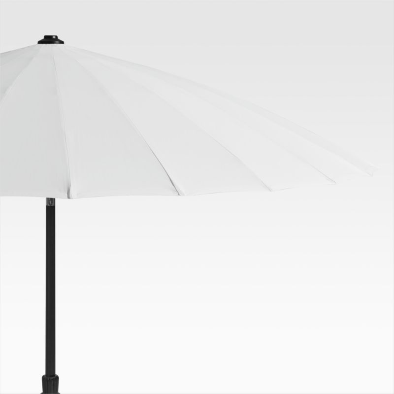 9' Dome White Outdoor Patio Umbrella