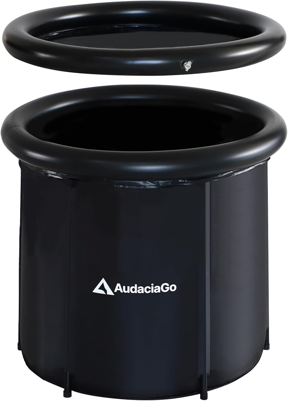 XL Inflatable Cold Plunge Tub for Athletes - Outdoor & Indoor Portable Ice Bath Tub with Insulated Lid, Backpack, 90 Gallon Capacity