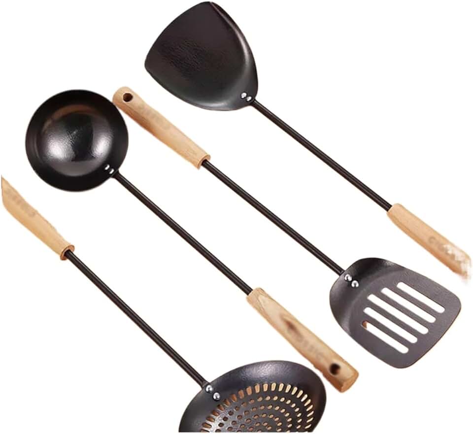DFHBFG Kitchen Utensil Sets Non-Stick Long Shank Matter Mixture Shovel Dinnerware