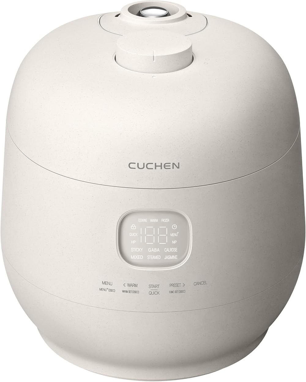 [CUCHEN] CRH-TWK1040WUS | Induction Heating Dual Pressure Rice Cooker 10 Cup (Uncooked) | High/Non-Pressure | Easy Open Handle | Stainless Cover | Auto Steam Clean | Made in Korea