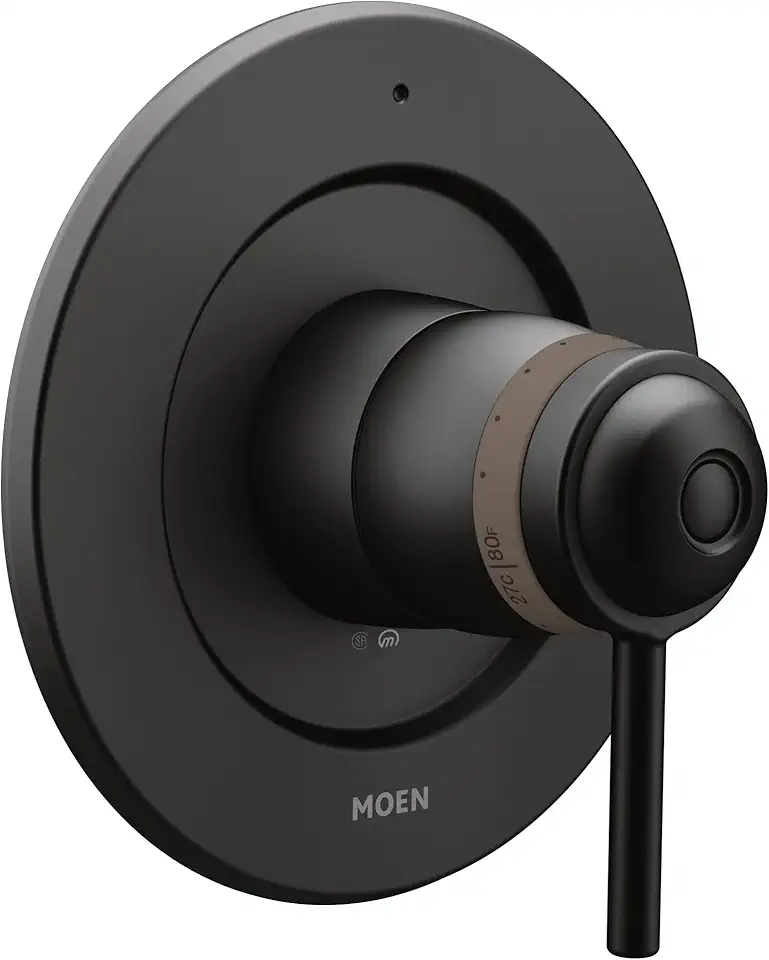 Moen T4291BL Align ExactTemp Thermostatic Trim Kit, Valve Required, Matte Black