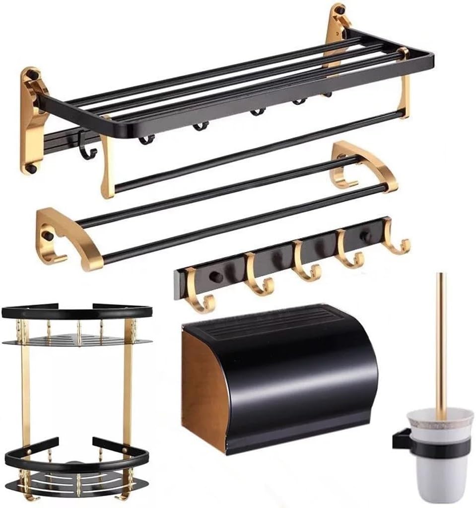 Bathroom Towel Rack, Space Aluminum Bathroom Storage Rack