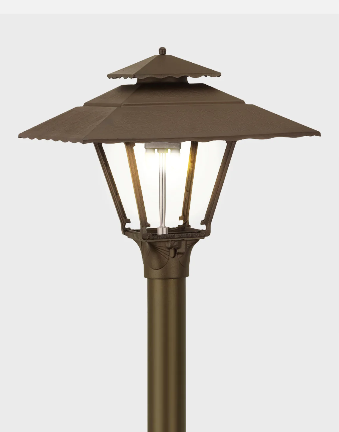 AGLW - The Contemporary Post Mount Gas Light - 1800H